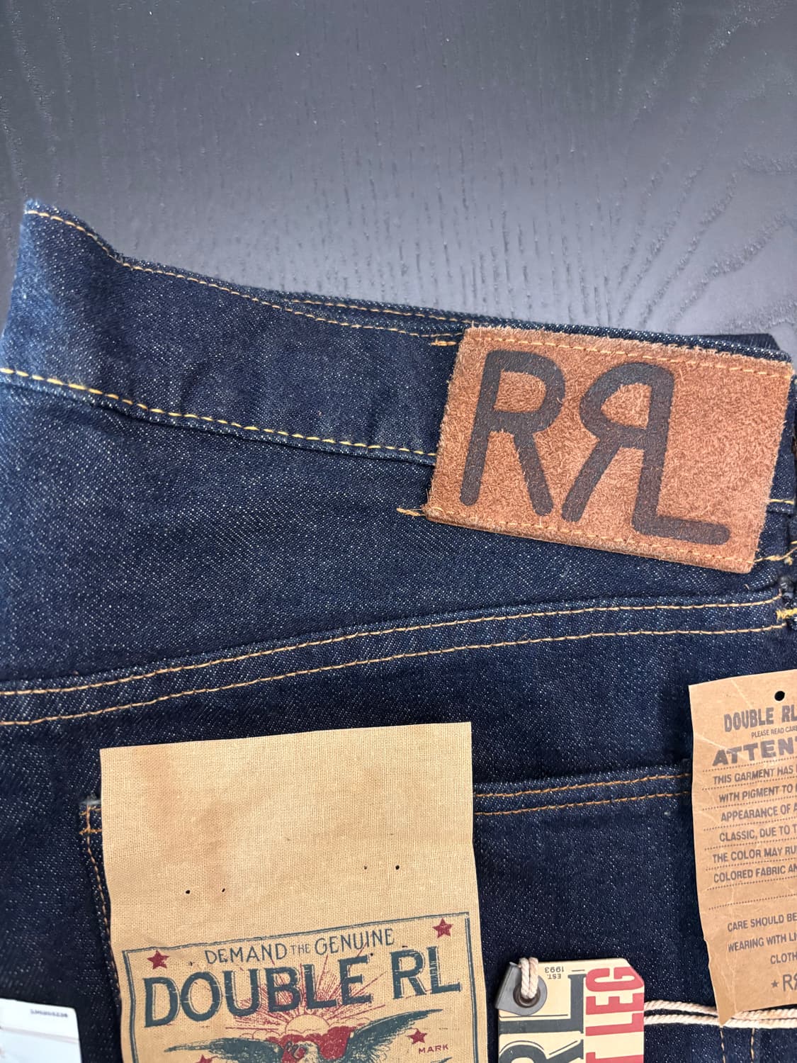RRL 스트레이트핏 셀비지 진 상품이미지2