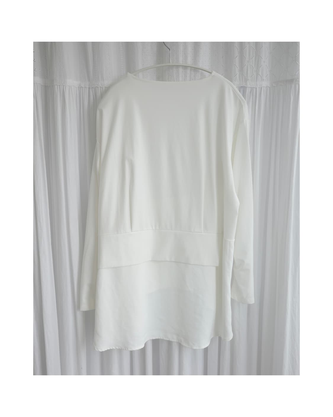 Layered white sleeve 상품이미지3