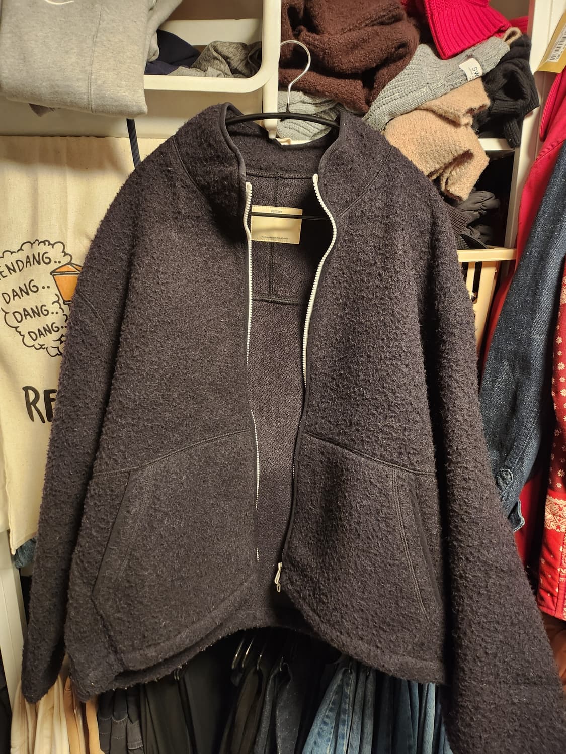 포터리 카센티노 자켓 블랙 3 상품이미지2