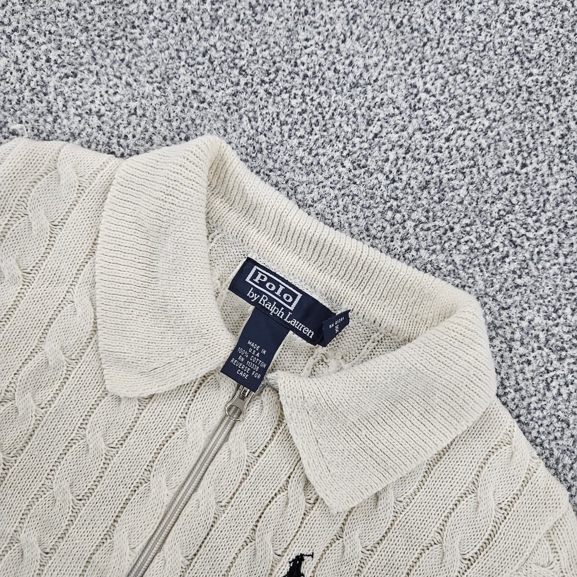 [XL] 폴로 랄프로렌 여성 반팔 케이블 니트 1104JM2 상품이미지8
