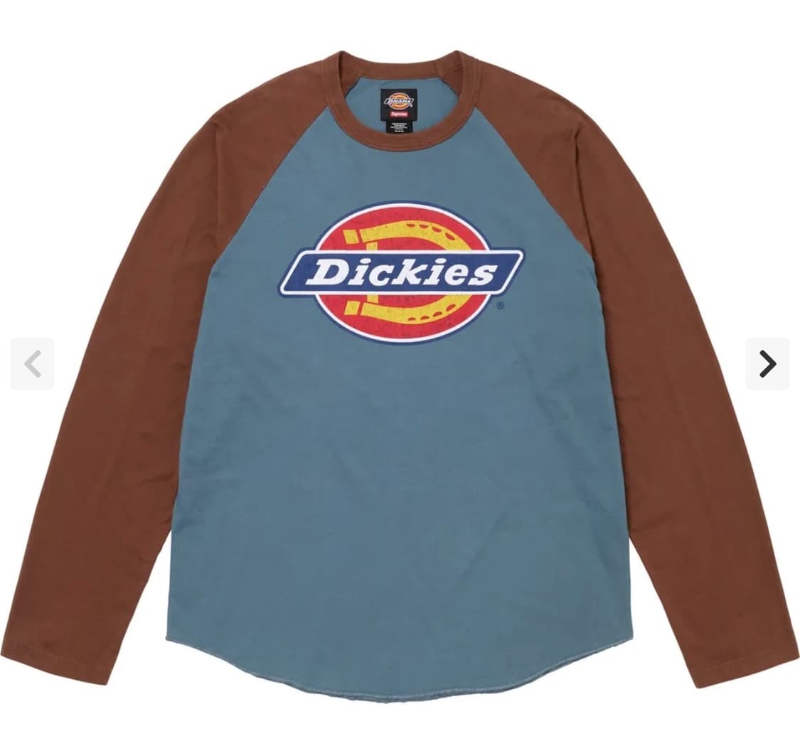 슈프림 x 디키즈 래글런 롱슬리브 상품이미지1