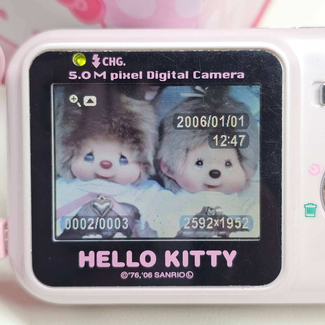 고전 산리오 헬로키티 디지털카메라 디카 빈티지 상품이미지10