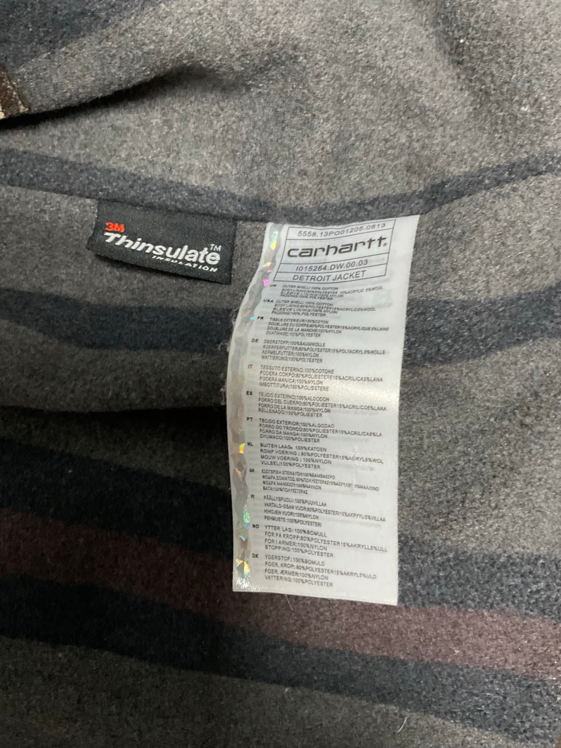 칼하트 디트로이트 자켓 카모 s 상품이미지4