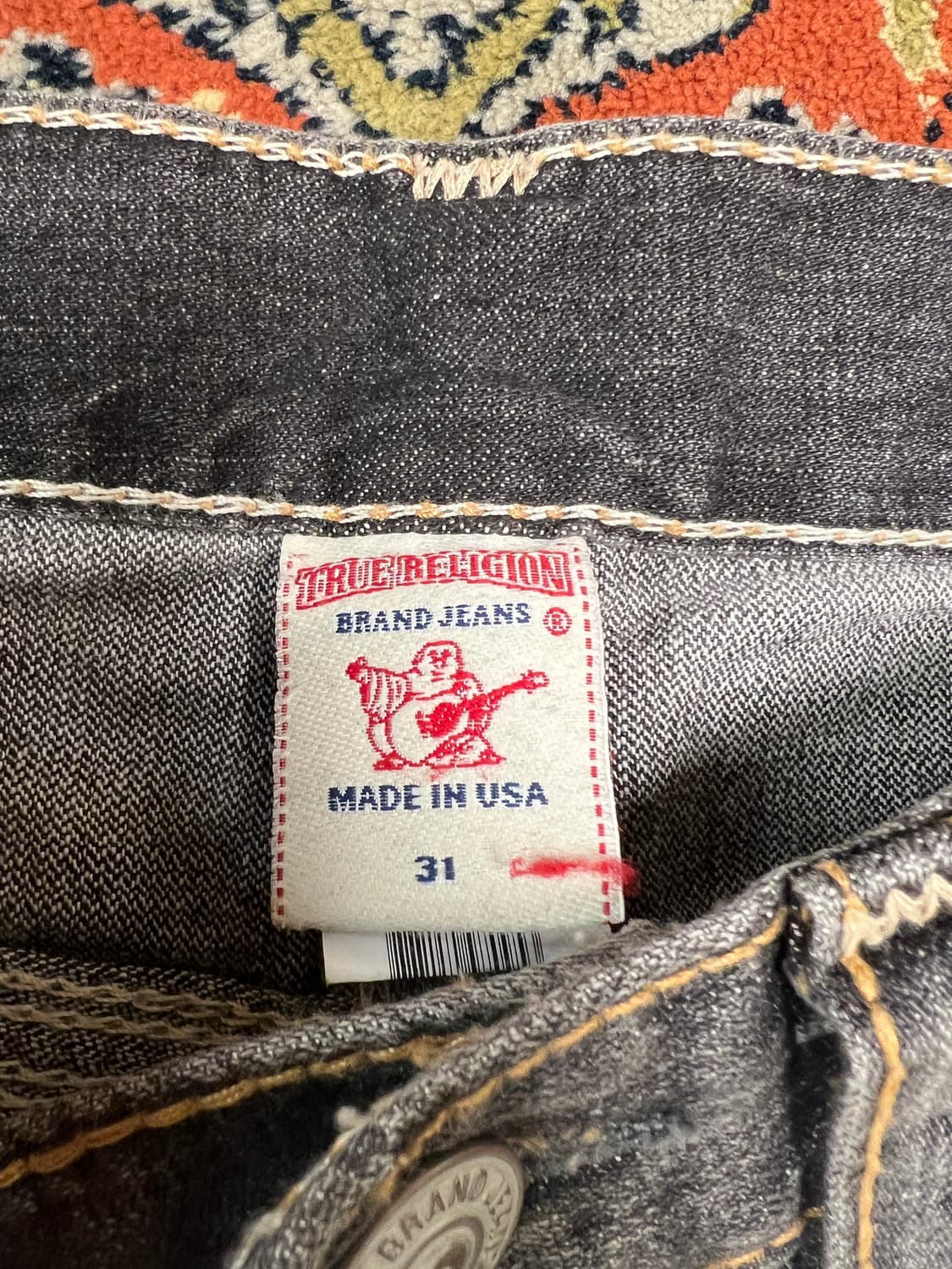 [31] 트루릴리전 리키 빅 QT 그레이 데님 팬츠 상품이미지5