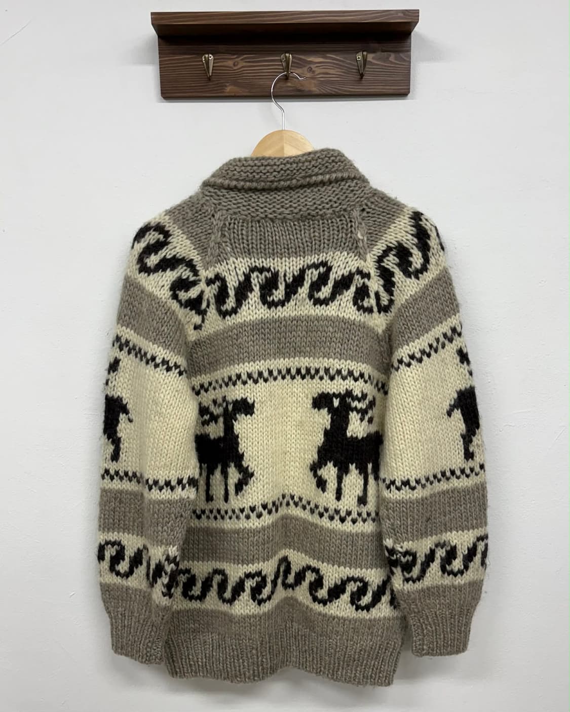 [L] 빈티지 코위찬 헤비 울 니트 상품이미지2