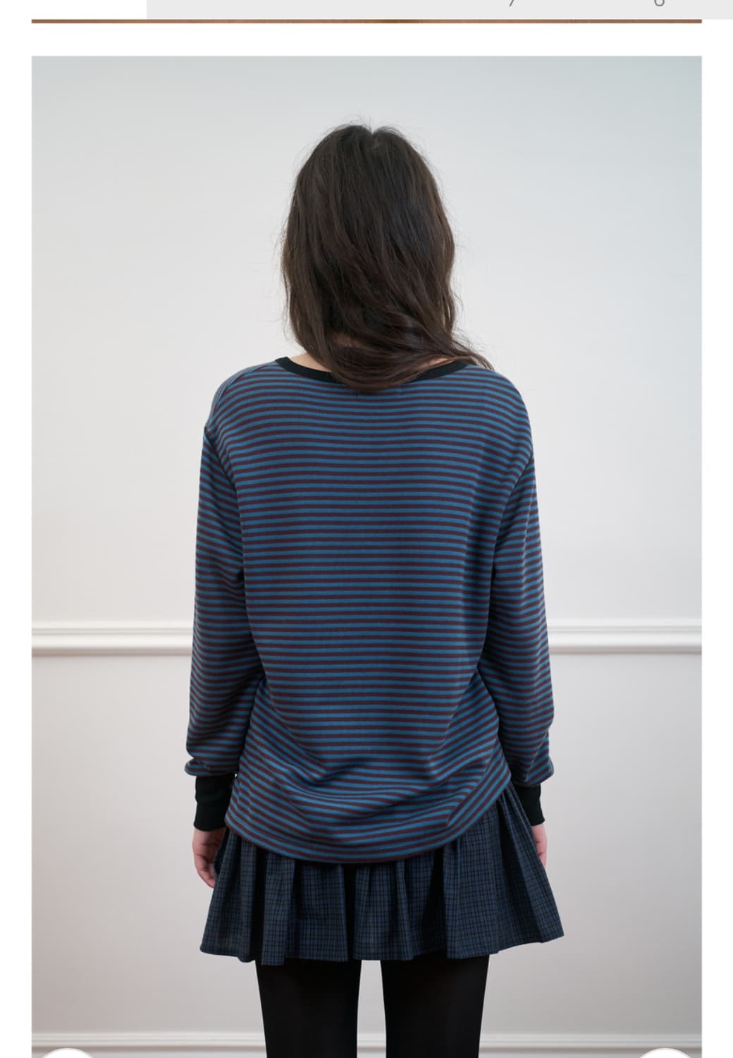 (노컨텐츠) 톤다운 스트라이프티 상품이미지2