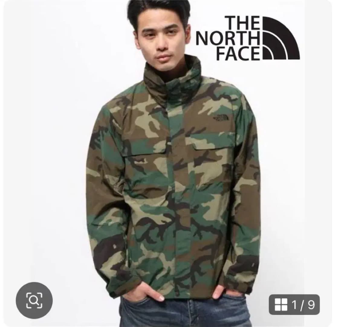 노스페이스 재팬 바람막이 카모 L 상품이미지7