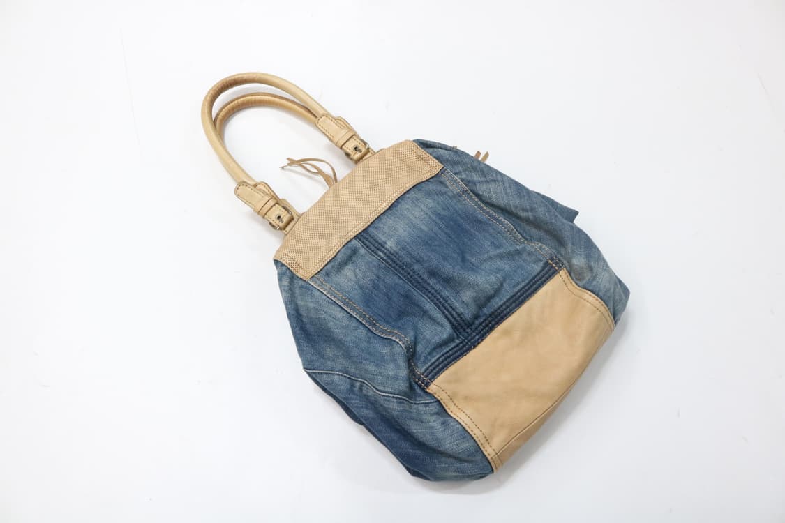 디젤 데님 레더 배색 숄더백 상품이미지8