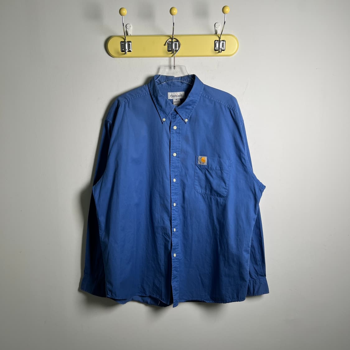 Carhartt 칼하트 블루 코튼 워크 셔츠 XL 상품이미지1