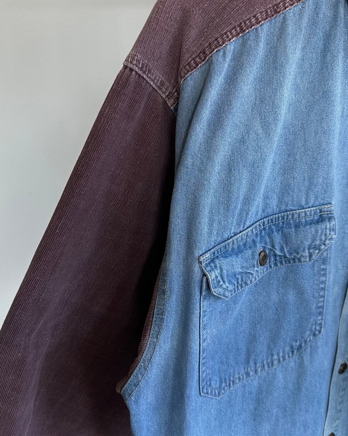 [XL]zeppelin 90s 빈티지 코듀로이 데님 셔츠 상품이미지6