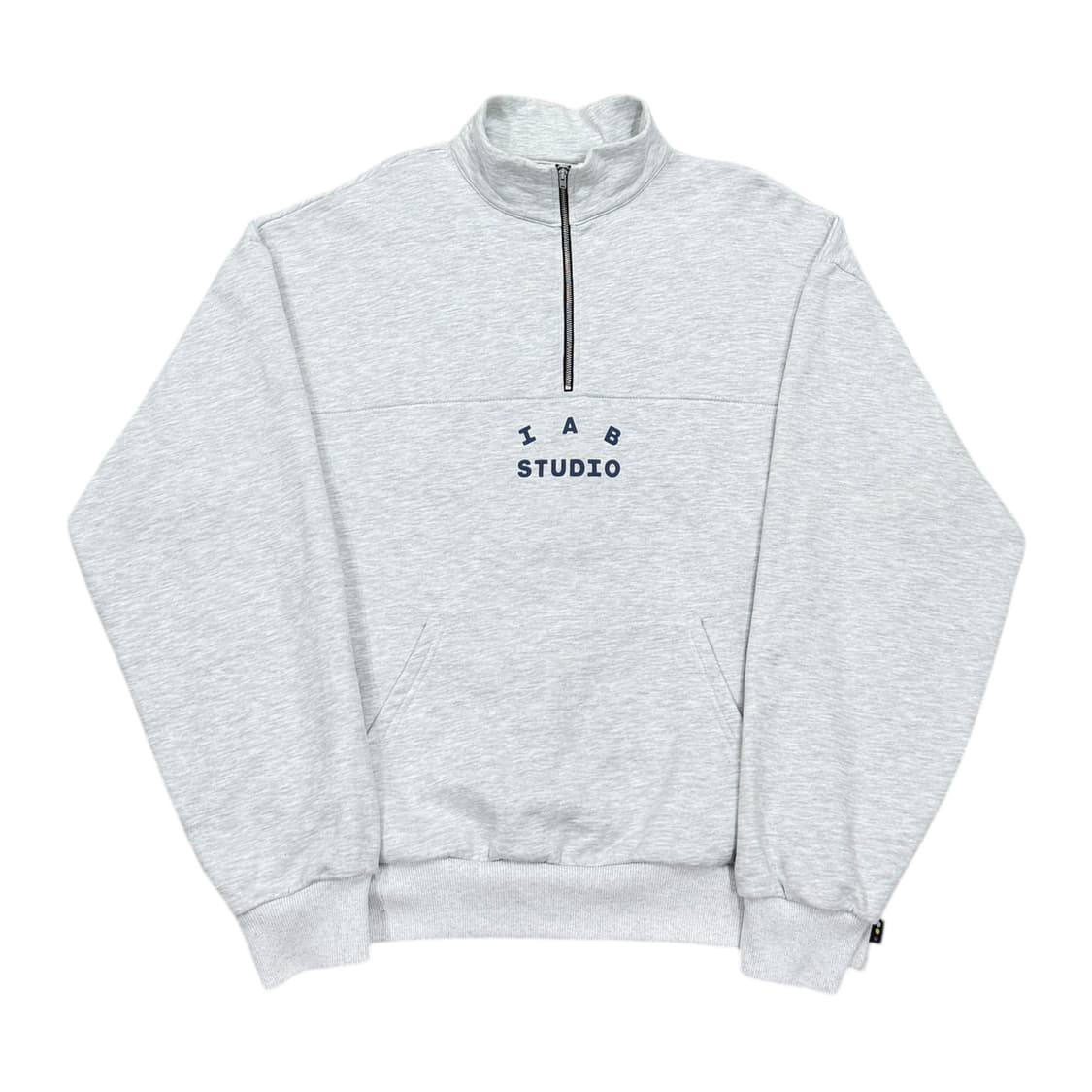 아이앱스튜디오 하프집업 풀오버 맨투맨 라이트 그레이 L 상품이미지1