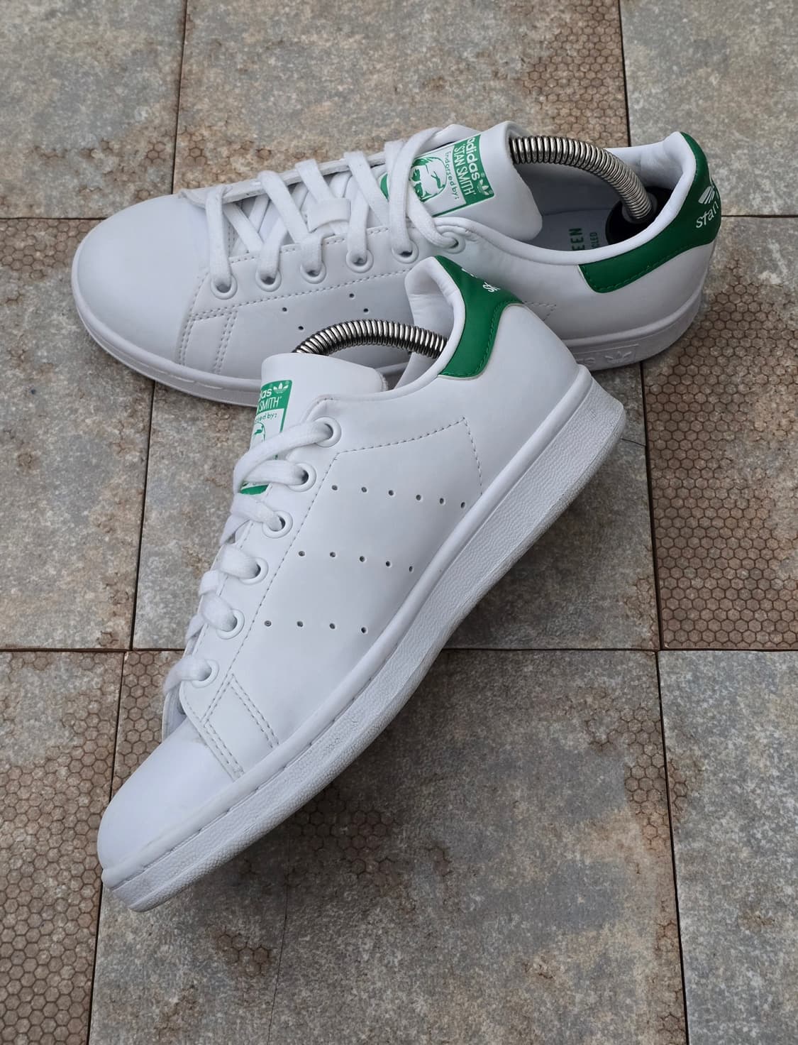 (230)아디다스 스탠스미스 화이트 그린 상품이미지6
