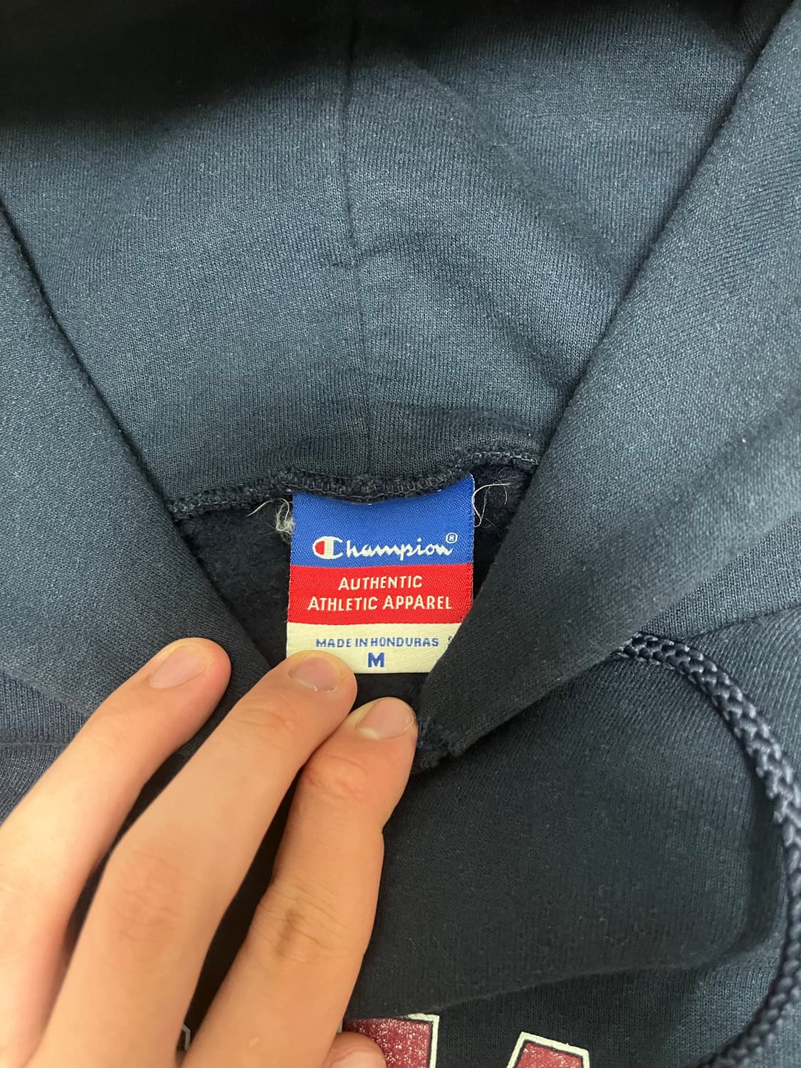 커스텀 distressed 하버드 챔피온 후드 상품이미지5