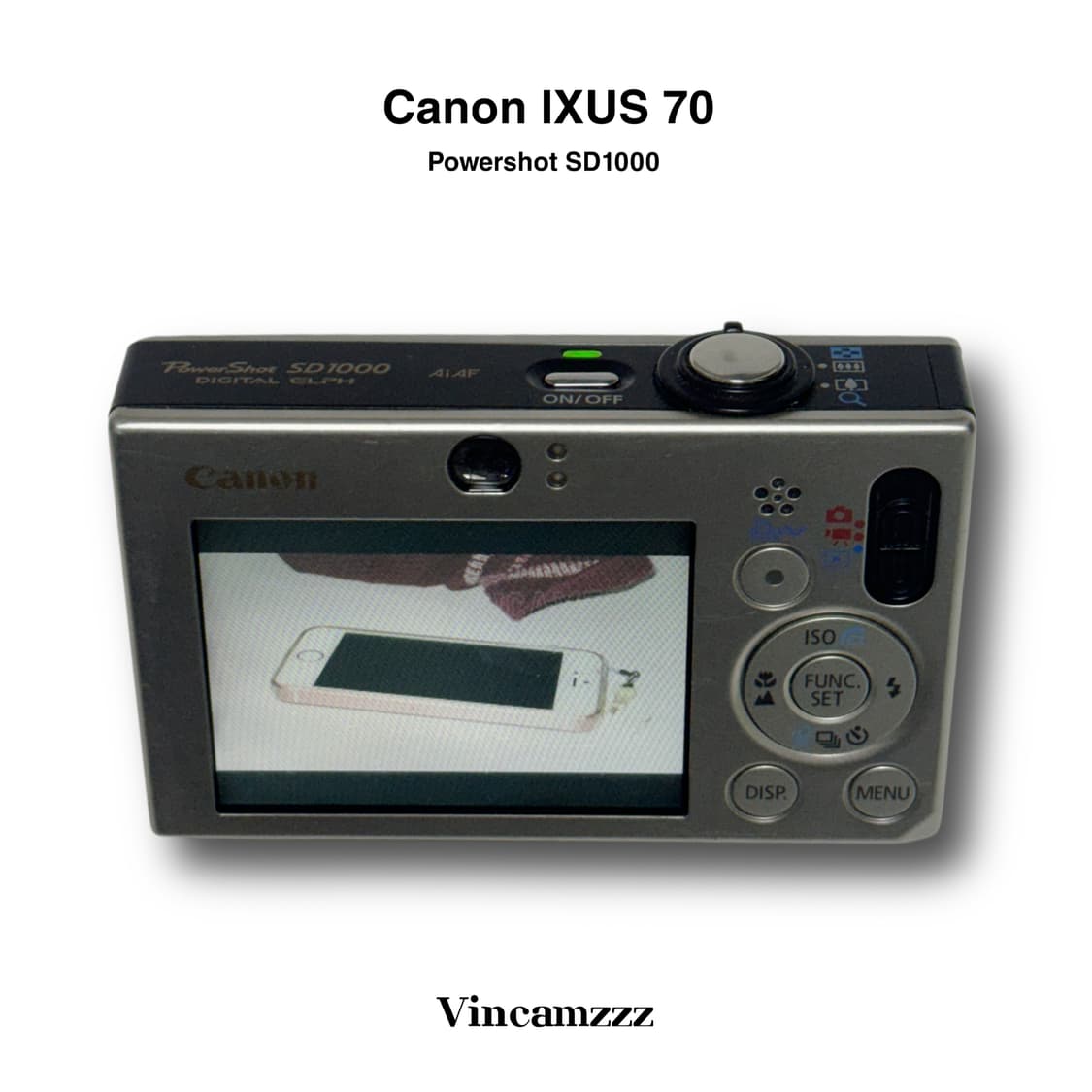 [강민경디카]Canon 캐논 익서스 IXUS 70 (파워샷 SD1000) 상품이미지4