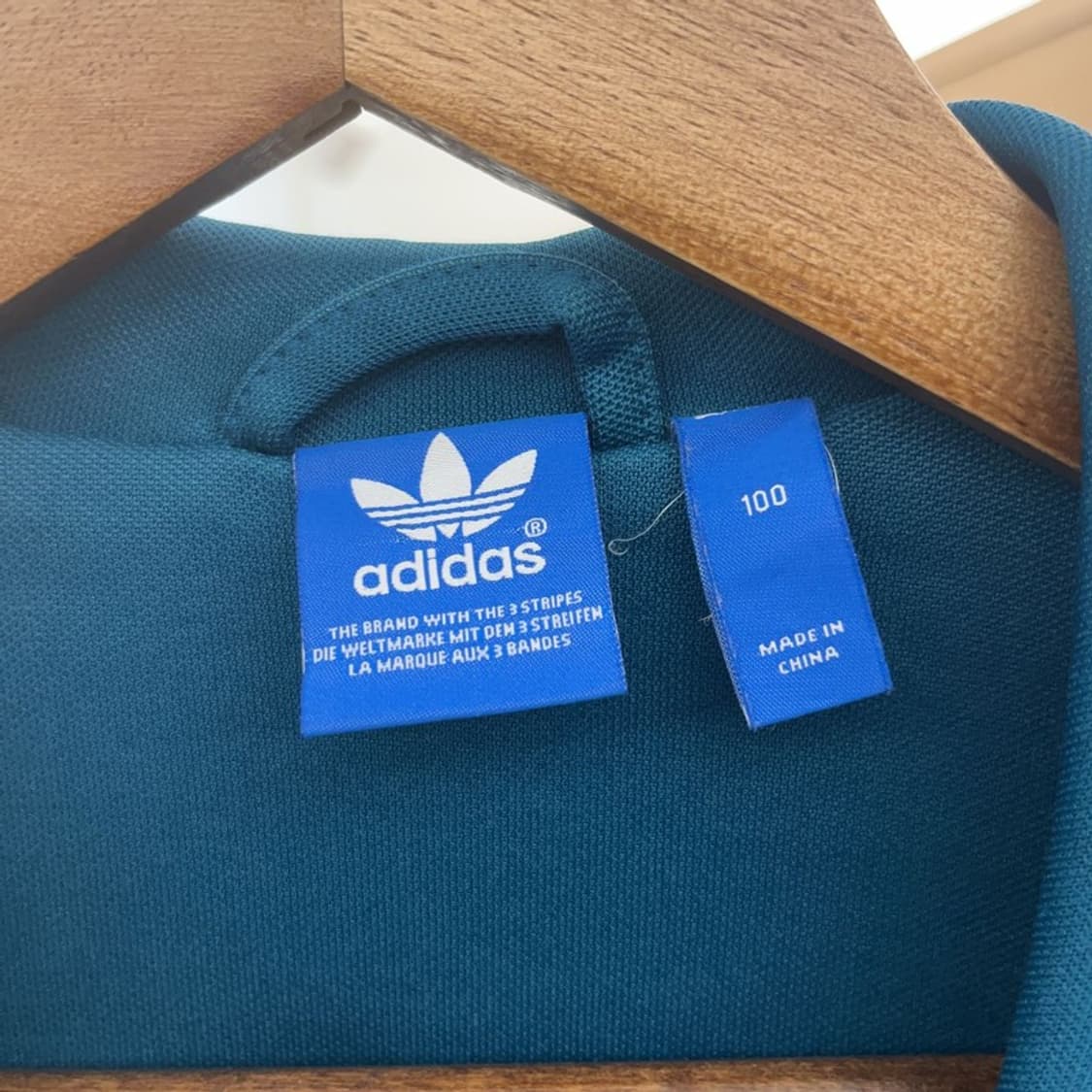 아디다스 레트로 Y2K 대장급 네온민트 져지 집업 100 C09140 상품이미지5
