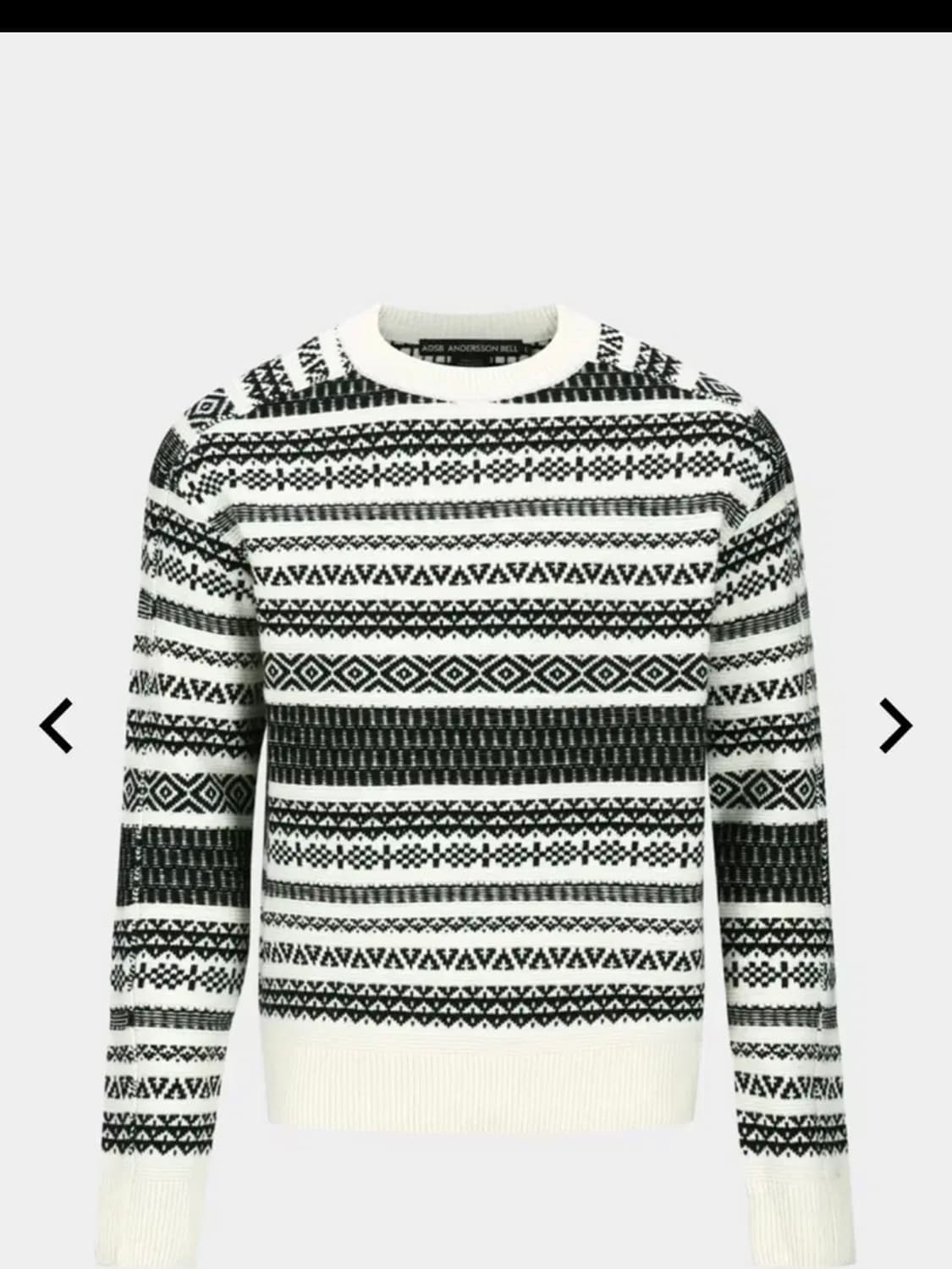 [L]앤더슨벨 NORDIC CREW-NECK SWEATER 상품이미지4