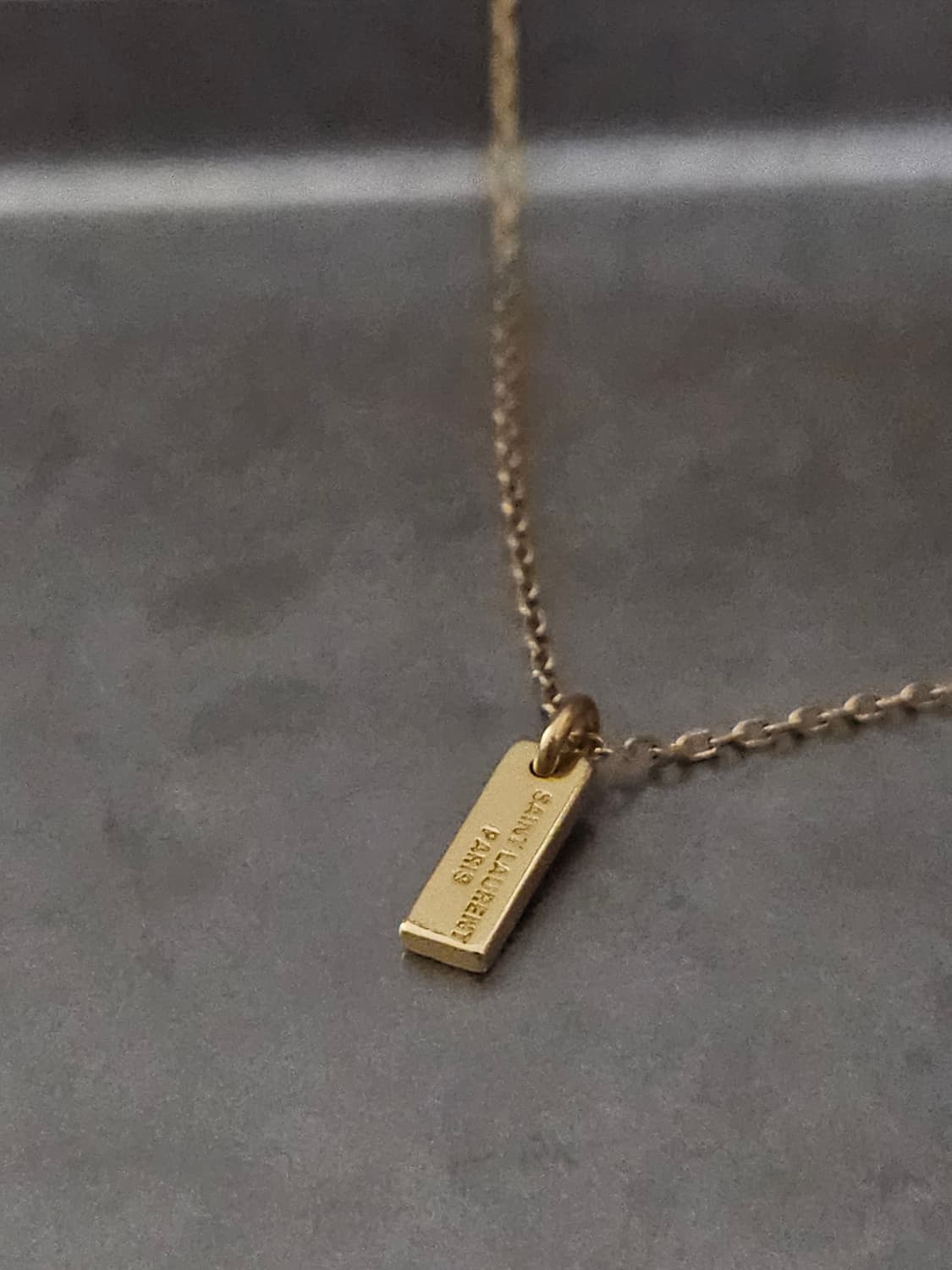 63 입생로랑 빈티지 정품 목걸이 업사이클링 써지컬체인 상품이미지1