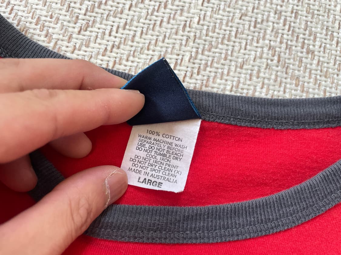 빈티지 RIP CURL Ride On 링거 반팔티셔츠  상품이미지6