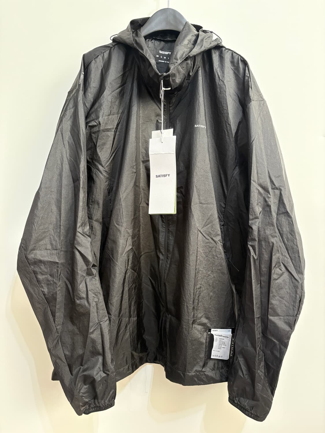 세티스파이 / 퍼텍스 다이아몬드 퓨즈 윈드브레이커 블랙 / XL 상품이미지1