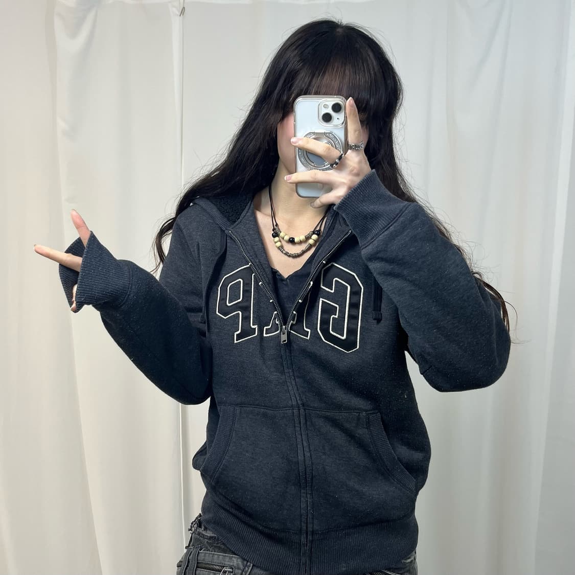 GAP fleece Zip-up Hoodie 상품이미지1