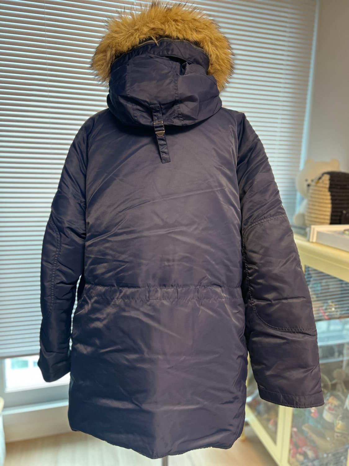 폴로 랄프로렌 파이어맨 네이비 다운 코트 XL 상품이미지4