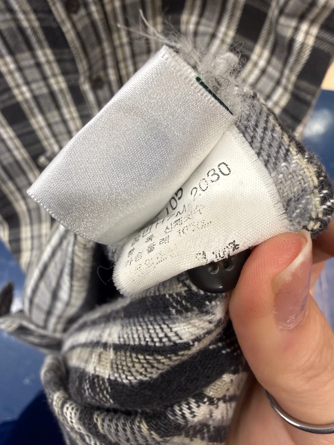 1990s Guess 게스 체크 셔츠 상품이미지6