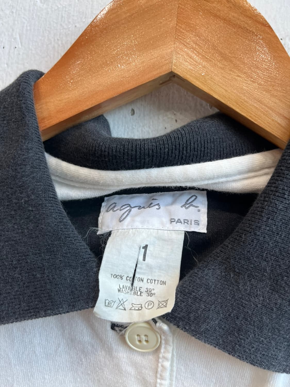 아네스베 PK 카라 스트라이프 원피스 Made in JAPAN 상품이미지2