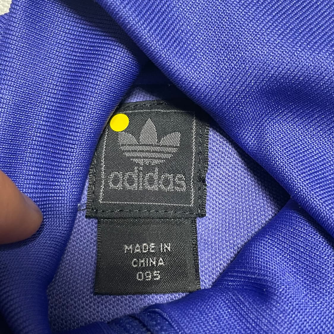 95 00‘s 아디다스 레알마드리드 퍼플 트랙탑 상품이미지4