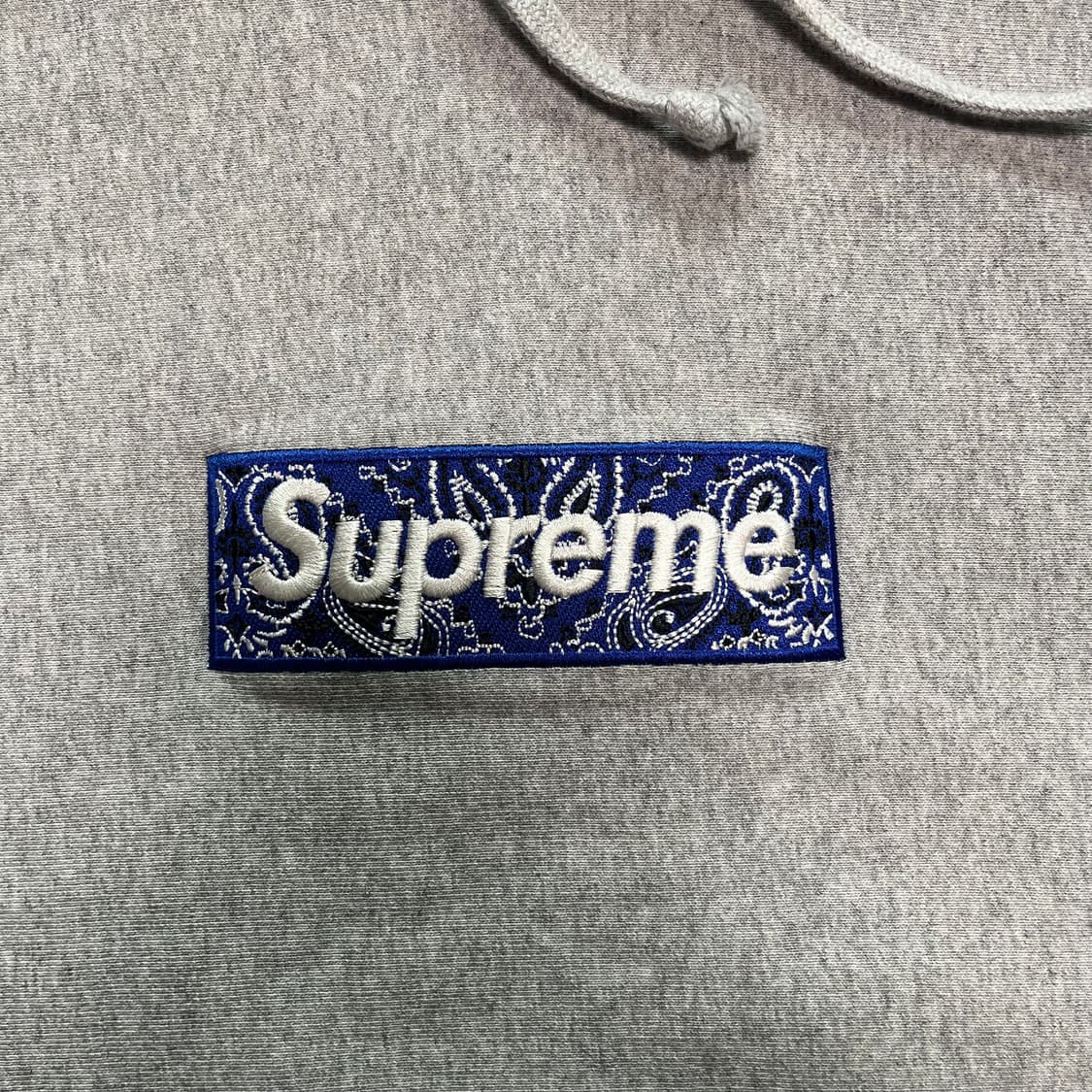 슈프림 반다나 박스 로고 후드 그레이 회파 상품이미지3