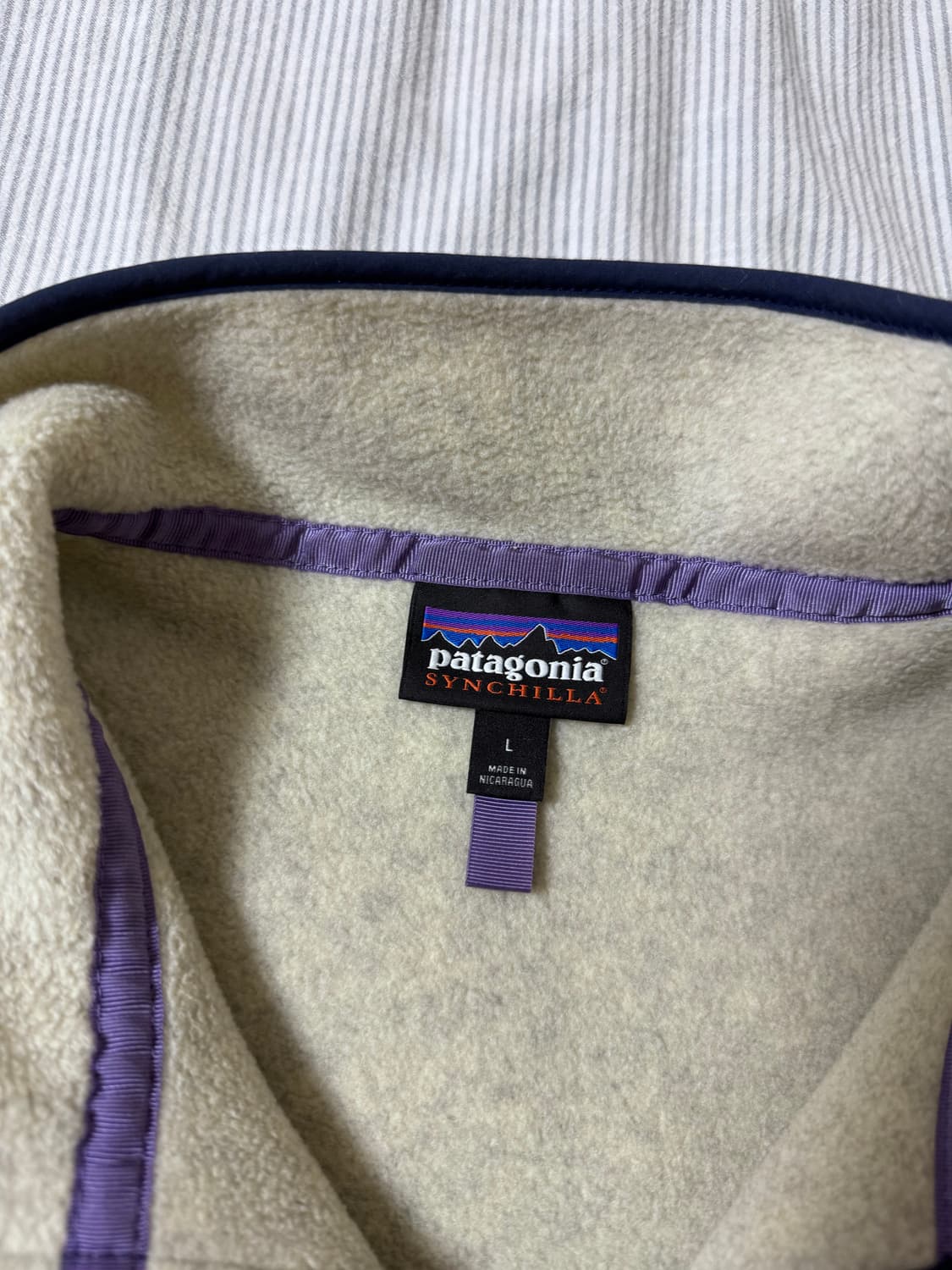 파타고니아 신칠라 헤비웨이트 스냅티 플리스 풀오버 오트밀 헤더 상품이미지8