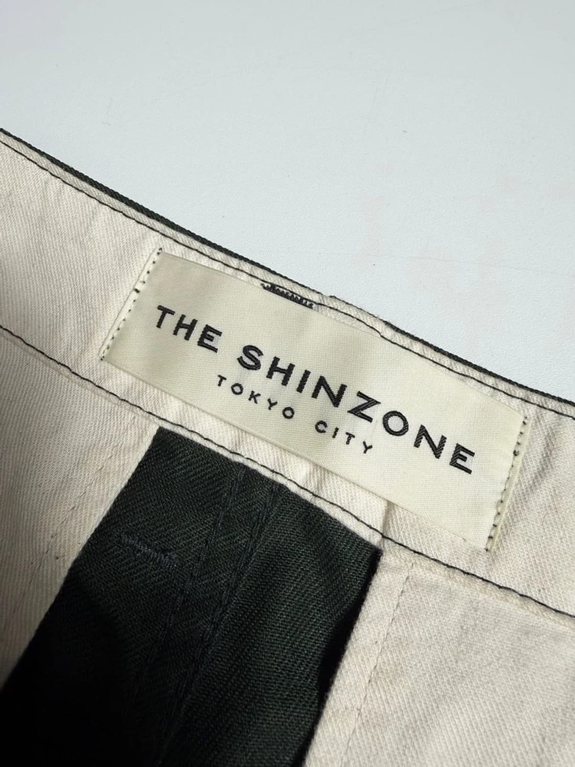 THE SHINZONE 베이직 미니멀 딥그린 치노 팬츠 R2063 상품이미지6