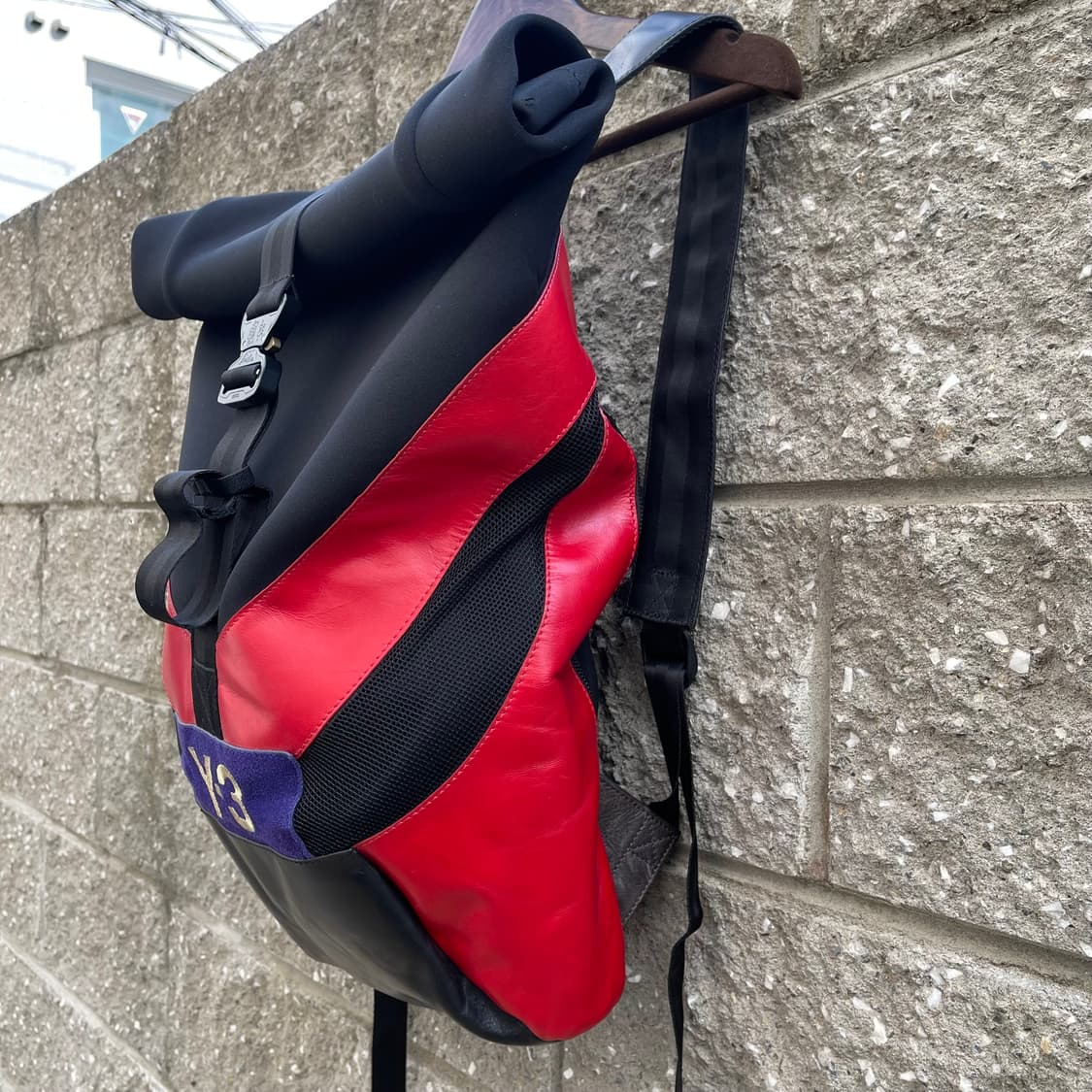 [OS] Y3 요지 야마모토 black/red 백팩 상품이미지5