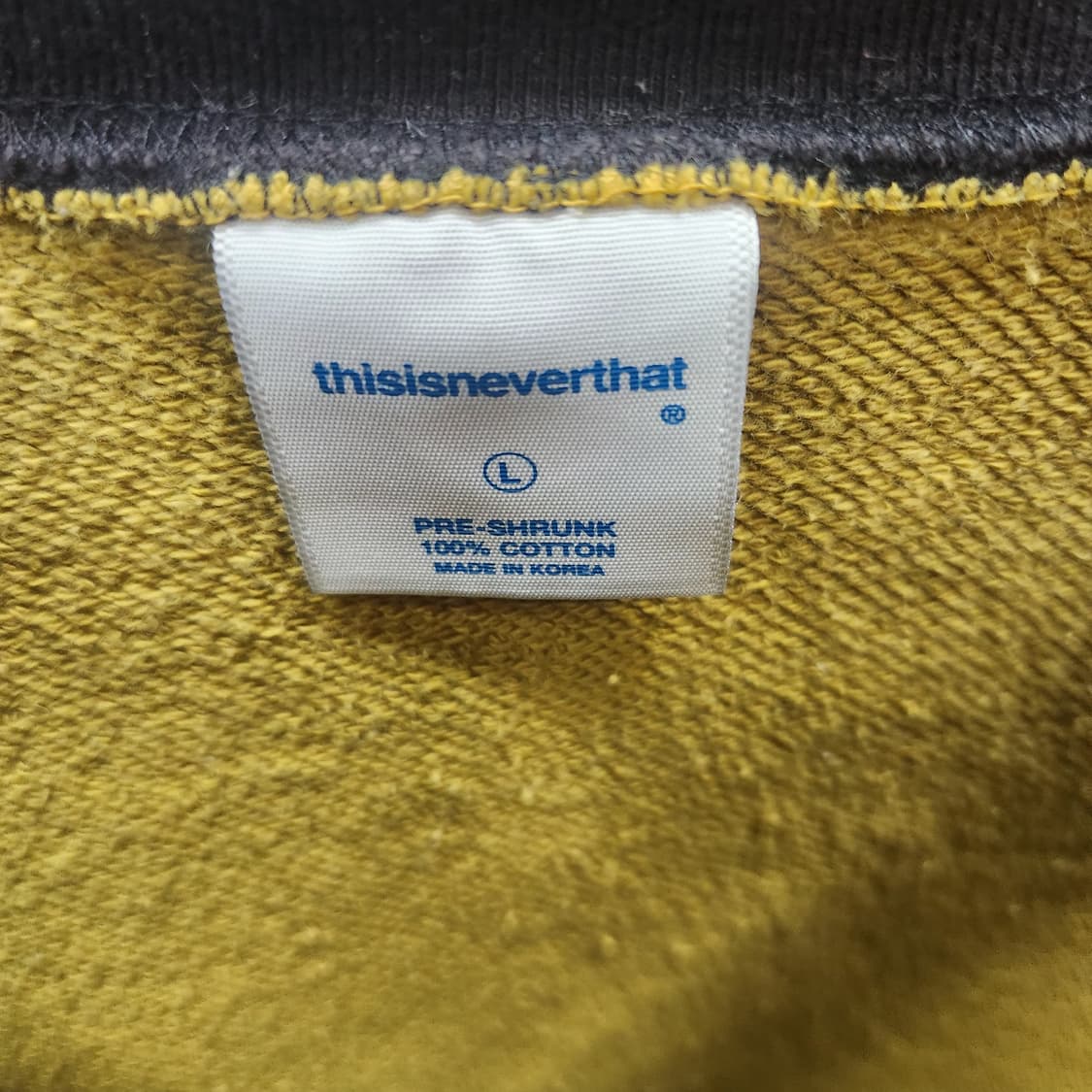 디스이즈네버댓 로고 스트라이프 오버핏 맨투맨 L(3XL) 상품이미지6