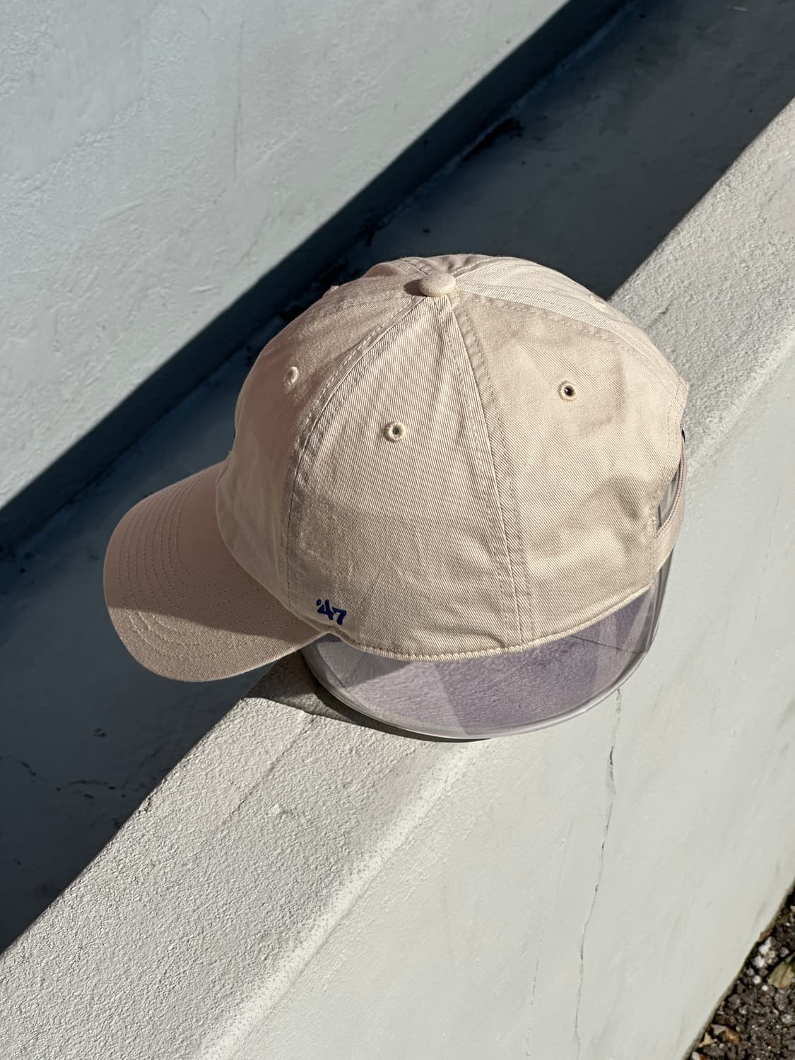[F] 47브랜드 다저스 로고 아이보리 볼캡 모자 상품이미지3