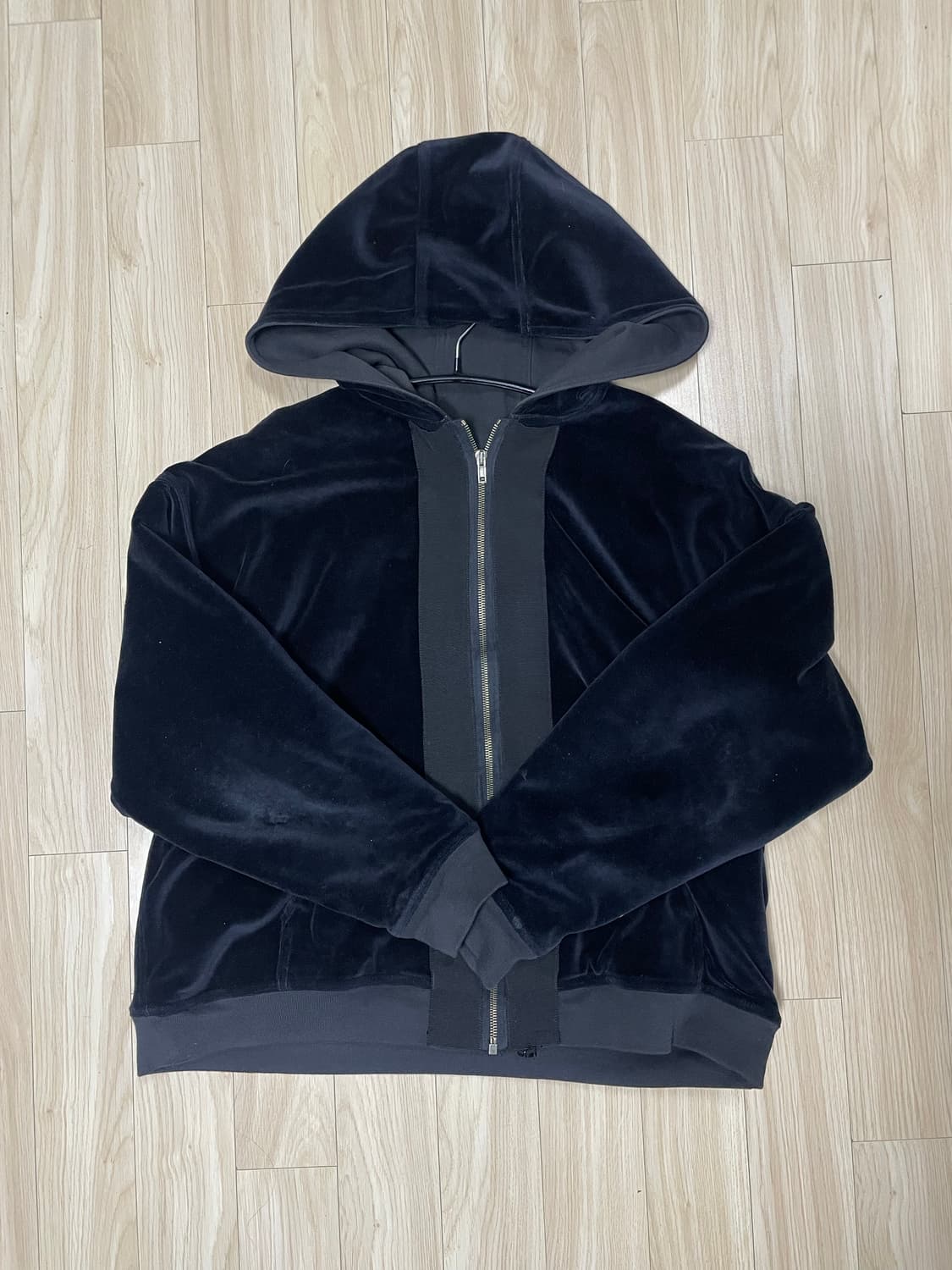 Haider ackermann 14fw 벨벳 후드집업 상품이미지3