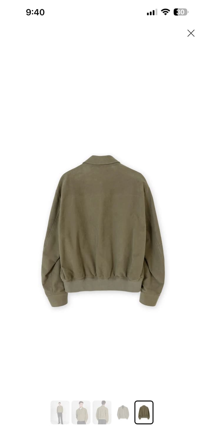 25fw브라운야드 몰스킨 블루종 새상품 풀구성 상품이미지2