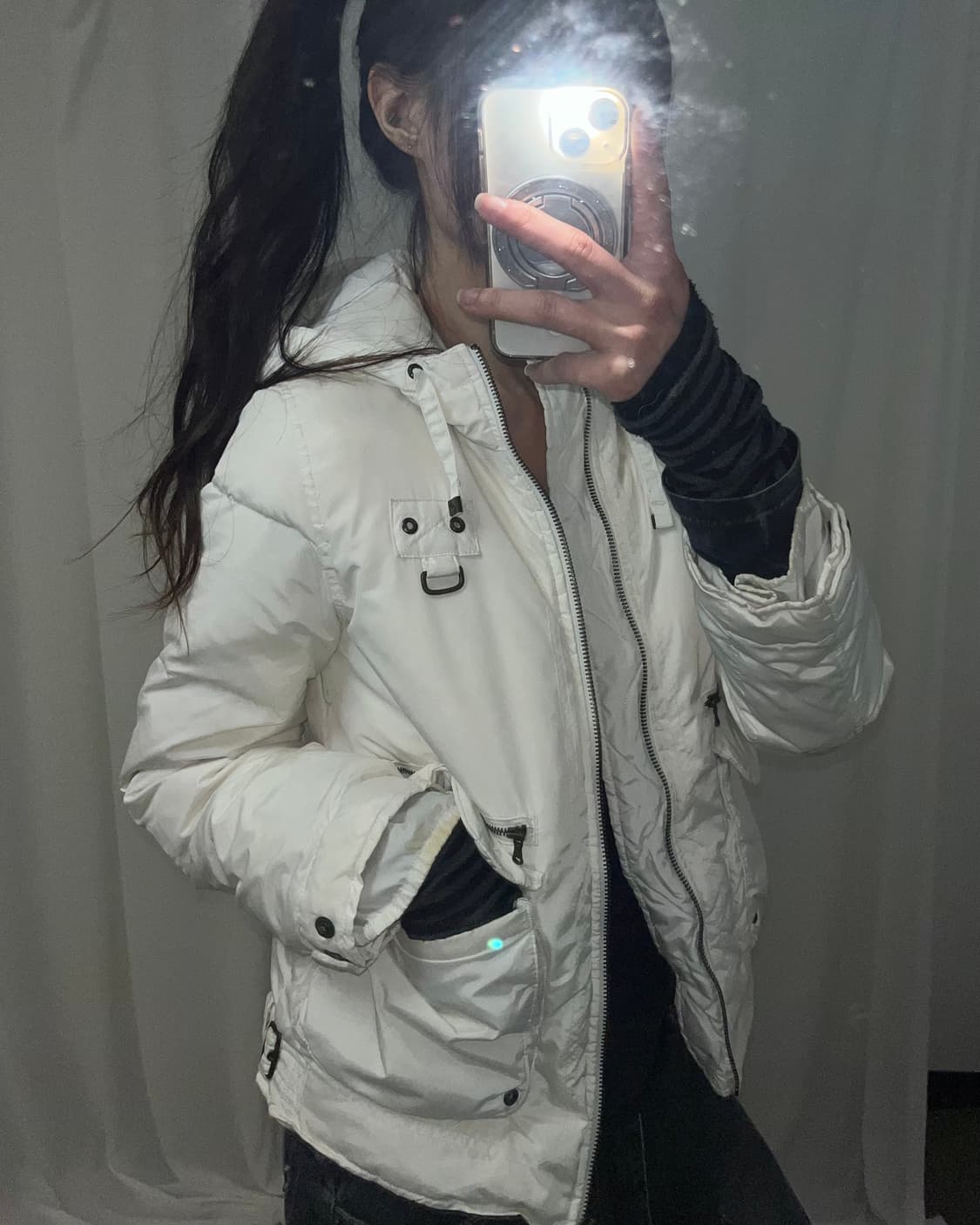 coax 화이트 패딩 (이염 감안가) 상품이미지4