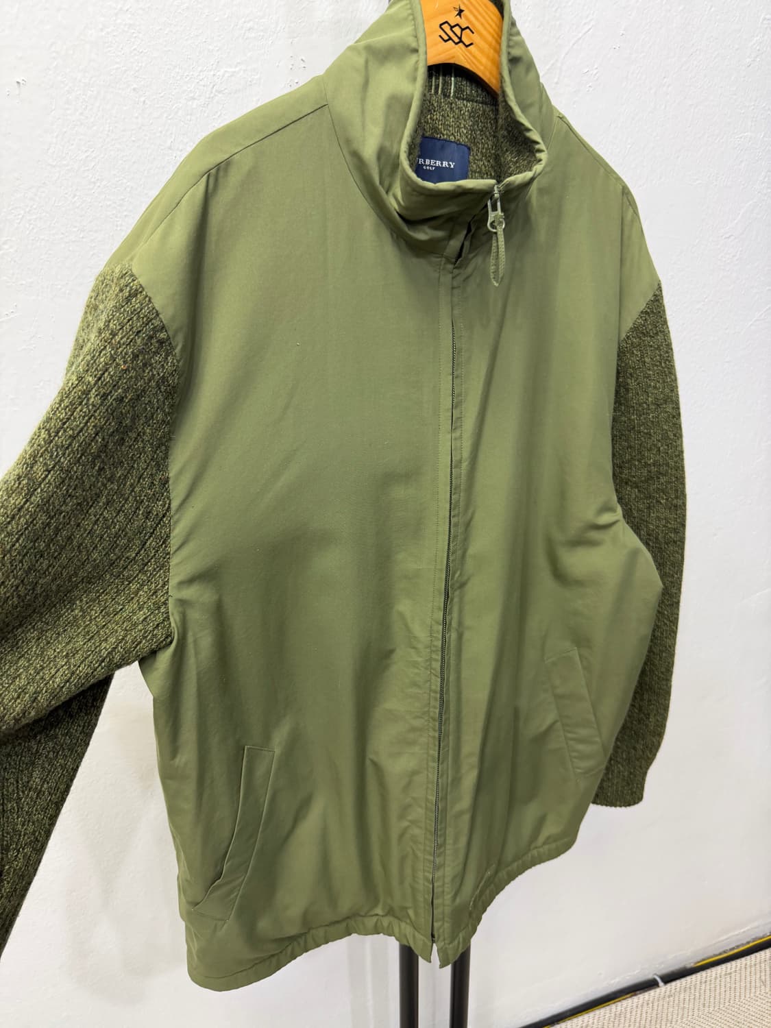 정품) 버버리 남성 로고 니트자켓 M 상품이미지2