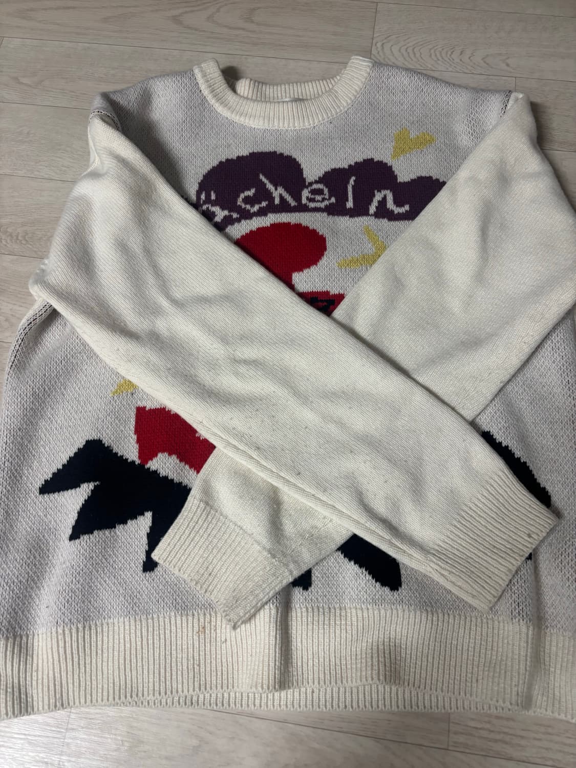 더뮤지엄비지터 니트 m 상품이미지4