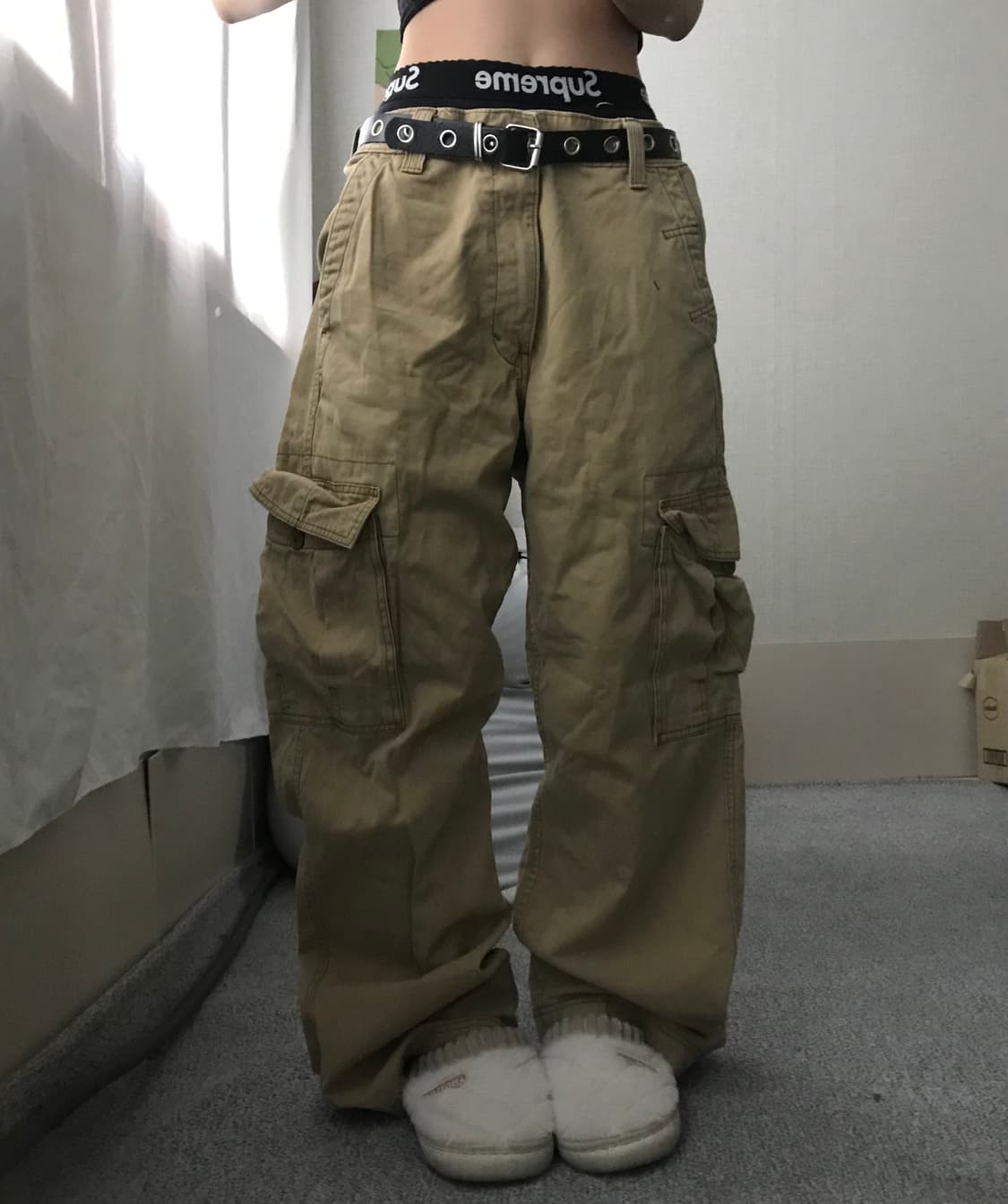 리바이스 베이지 와이드핏 카고팬츠 상품이미지2