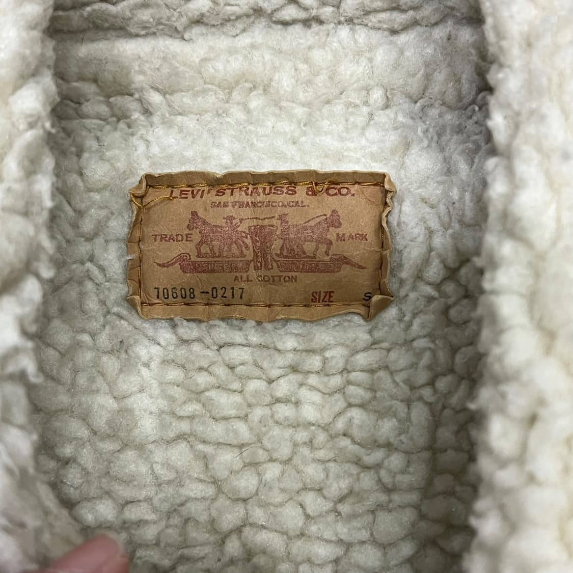 리바이스 오렌지탭 셰르파 데님자켓 s08415 상품이미지8