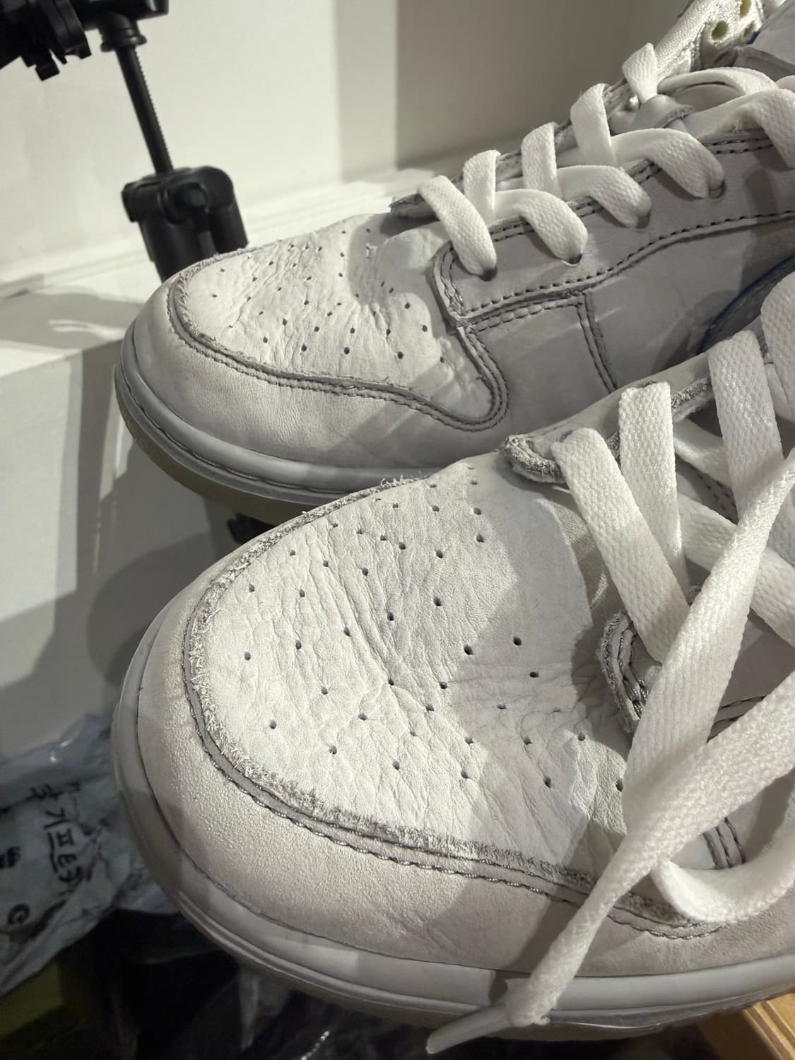 덩크 울프그레이 플래티넘 화이트 285  상품이미지5