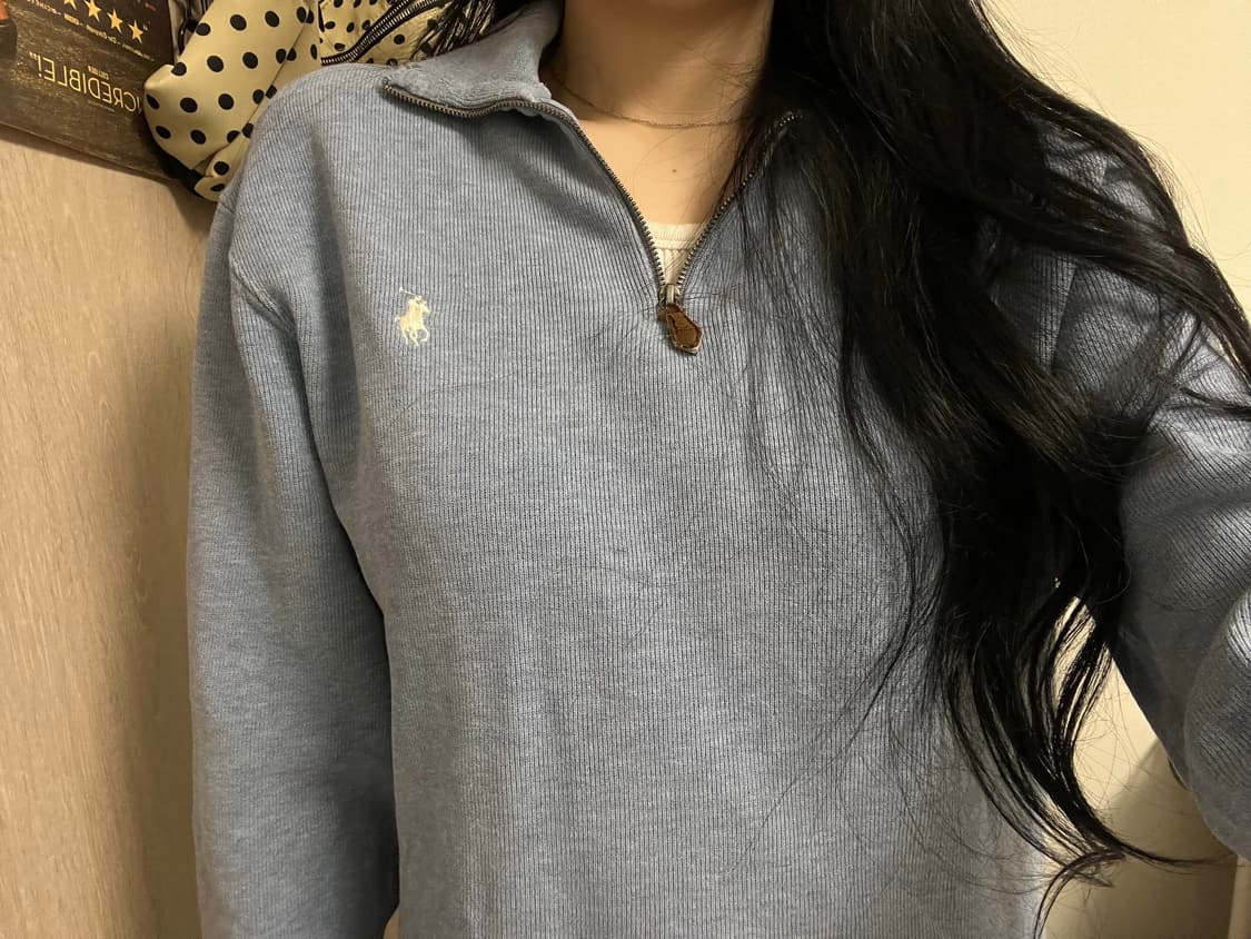 대장템🎀 폴로 반집업 소라 상품이미지1