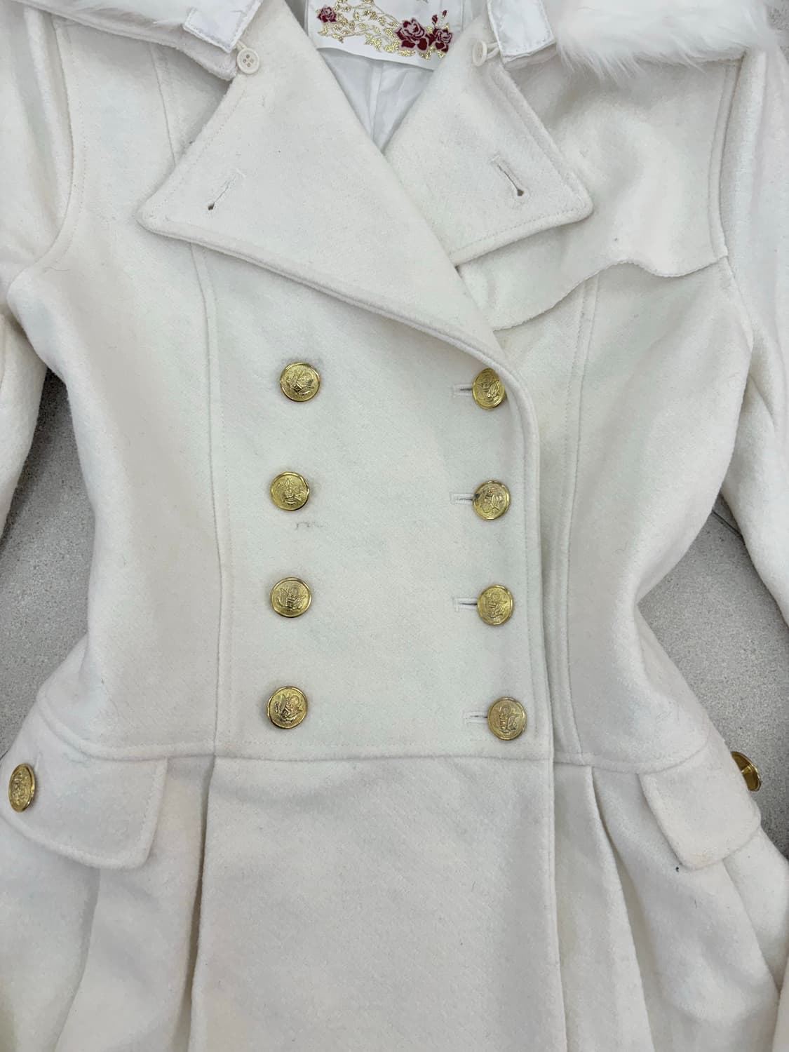 리즈리사 아이보리 플리츠 코트 상품이미지3