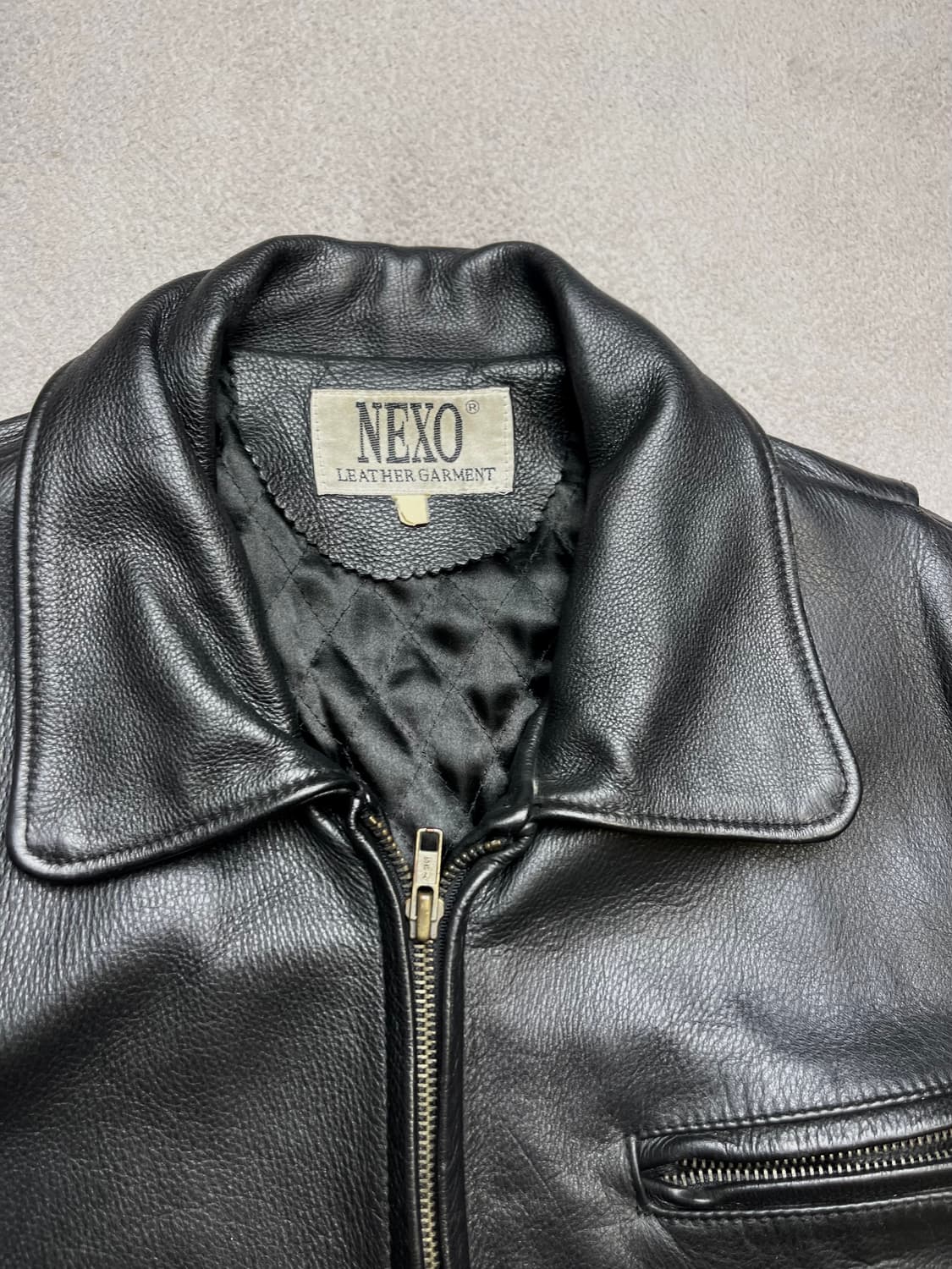 [M~L] NEXO 빈티지 소가죽자켓 -100 라이더자켓 상품이미지7