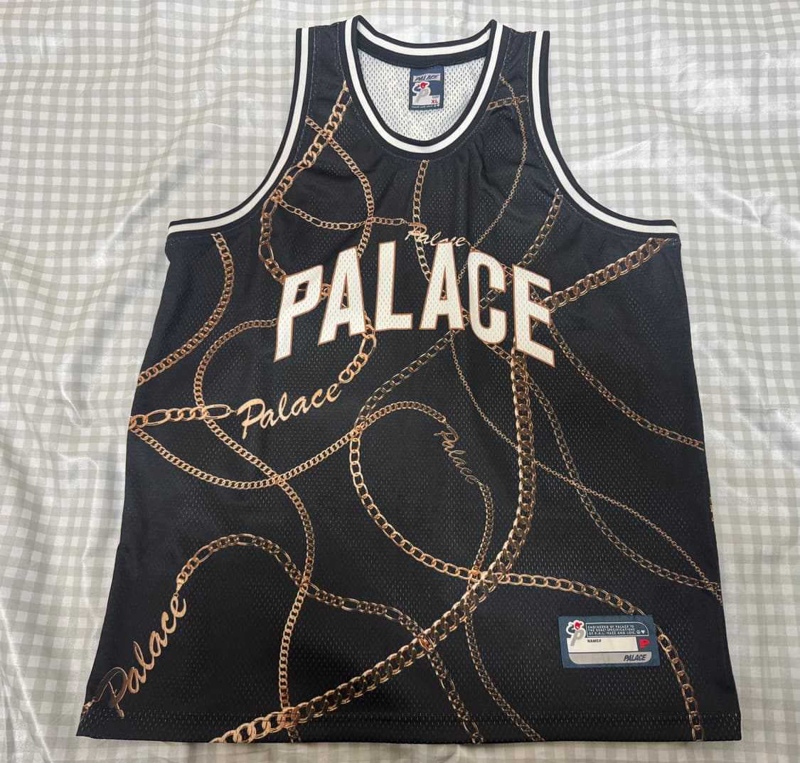 [XL] 팔라스 체인 베스킷볼 베스트 블랙 23FW 상품이미지1