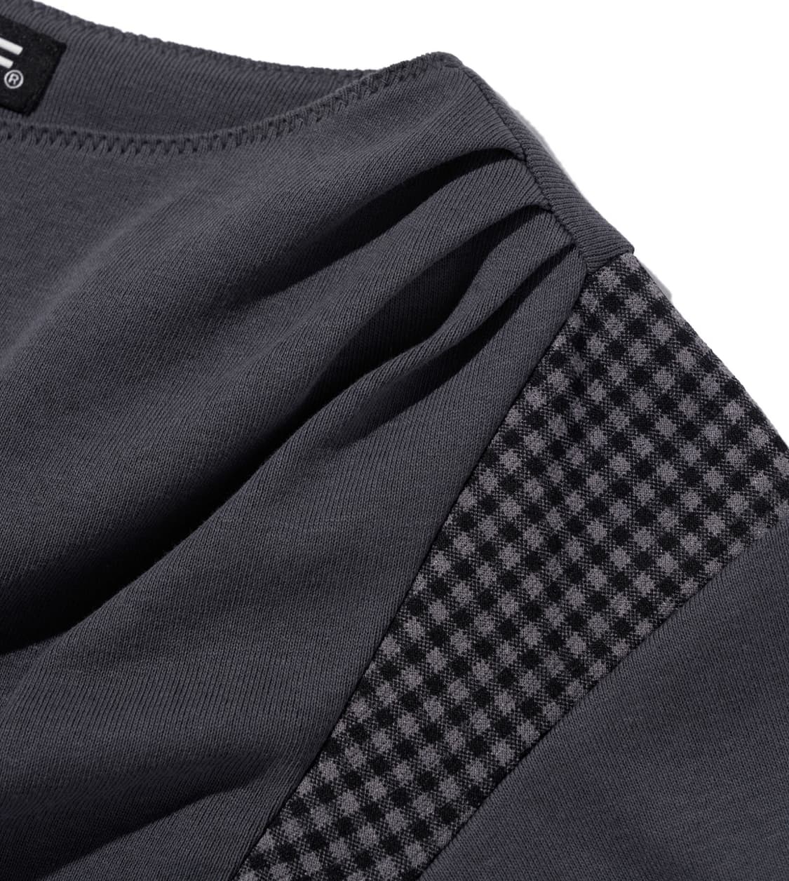 미스치프 COWL CHECK BLOCK TOP(S사이즈) 상품이미지4
