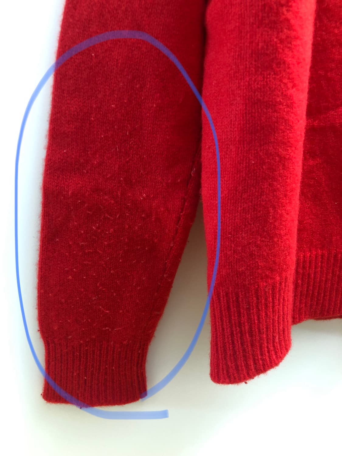 [여성S] 메종키츠네 폭스헤드 니트 레드 상품이미지8