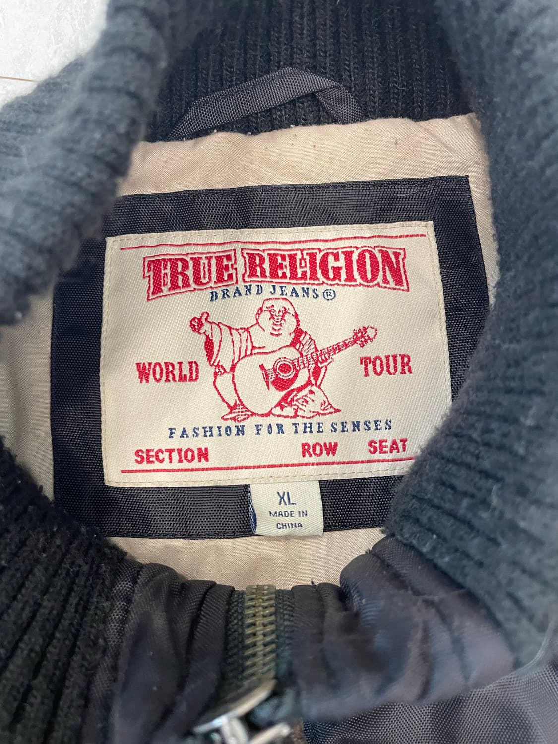 True Religion 트루릴리전 말발굽 스냅 봄버 자켓 블랙 상품이미지5