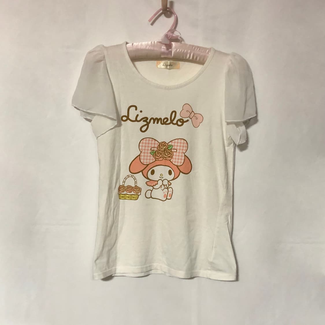 리즈메로 프린팅 티셔츠 화이트 상품이미지8